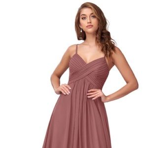 Azazie Shannon Dress Desert Rose - size 4